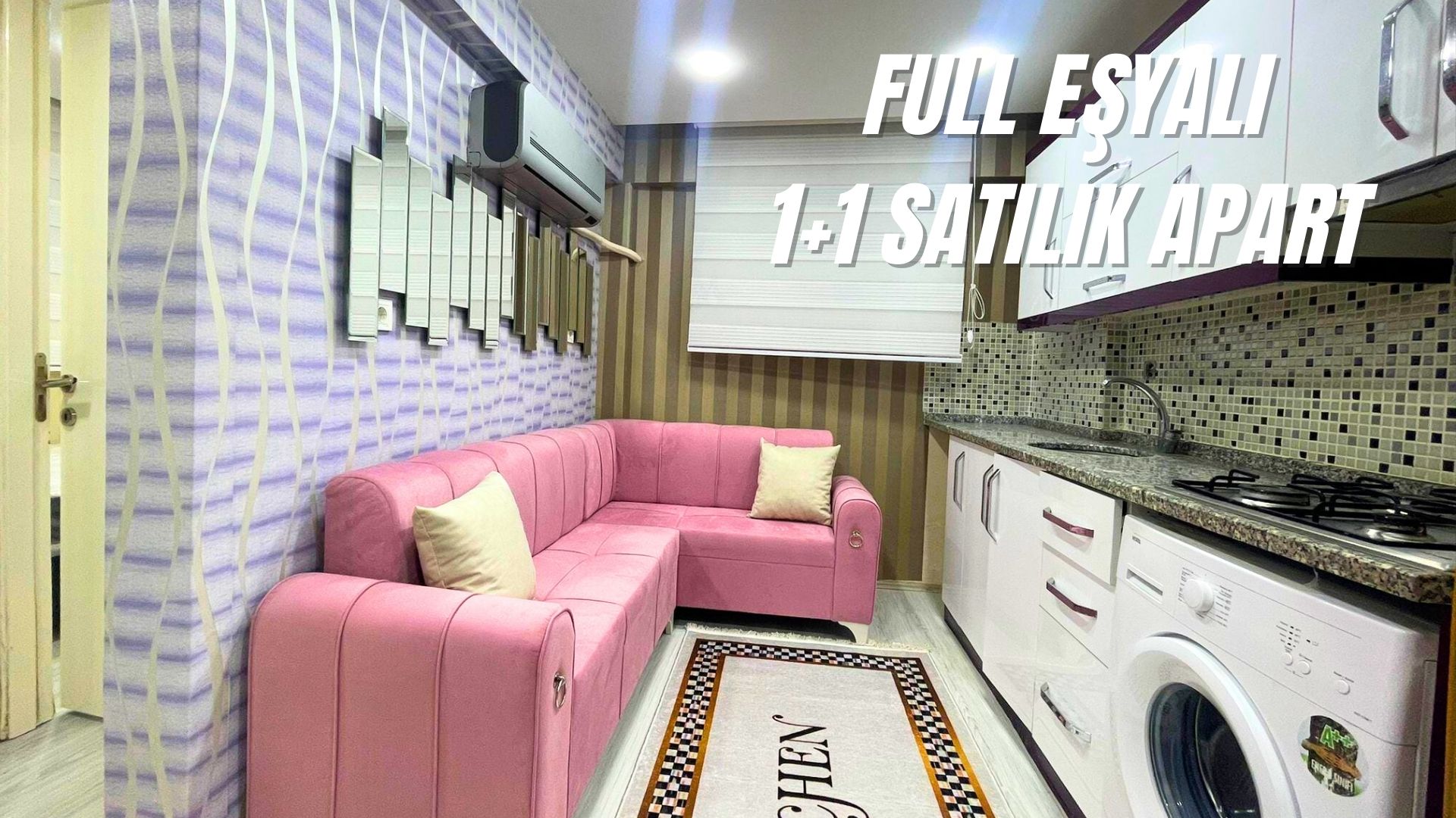 DENİZLİ İNCİLİPINARDA SATILIK EŞYALI 1+1 APART