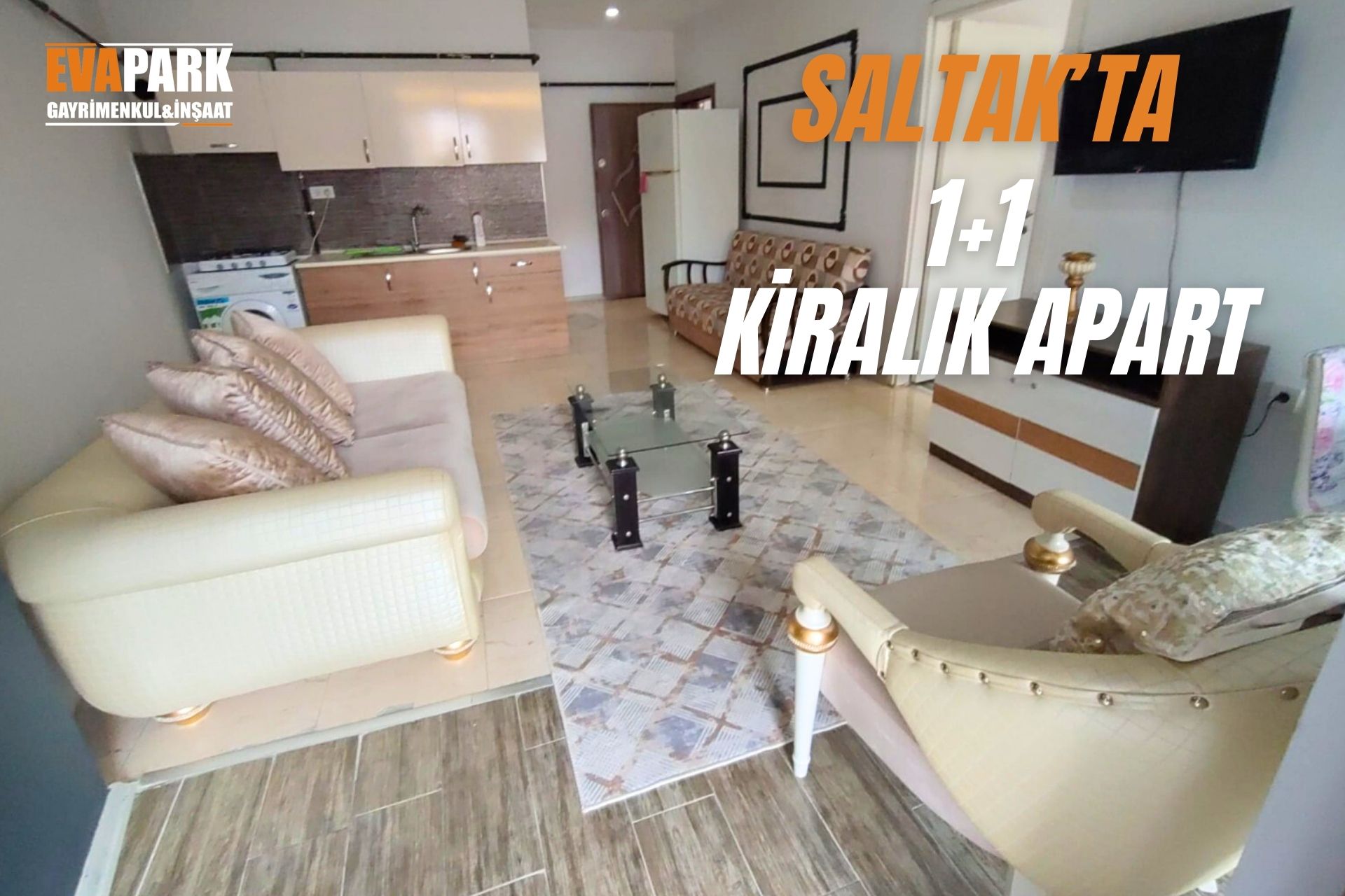 Denizli Saltakta 1+1 kiralık apart