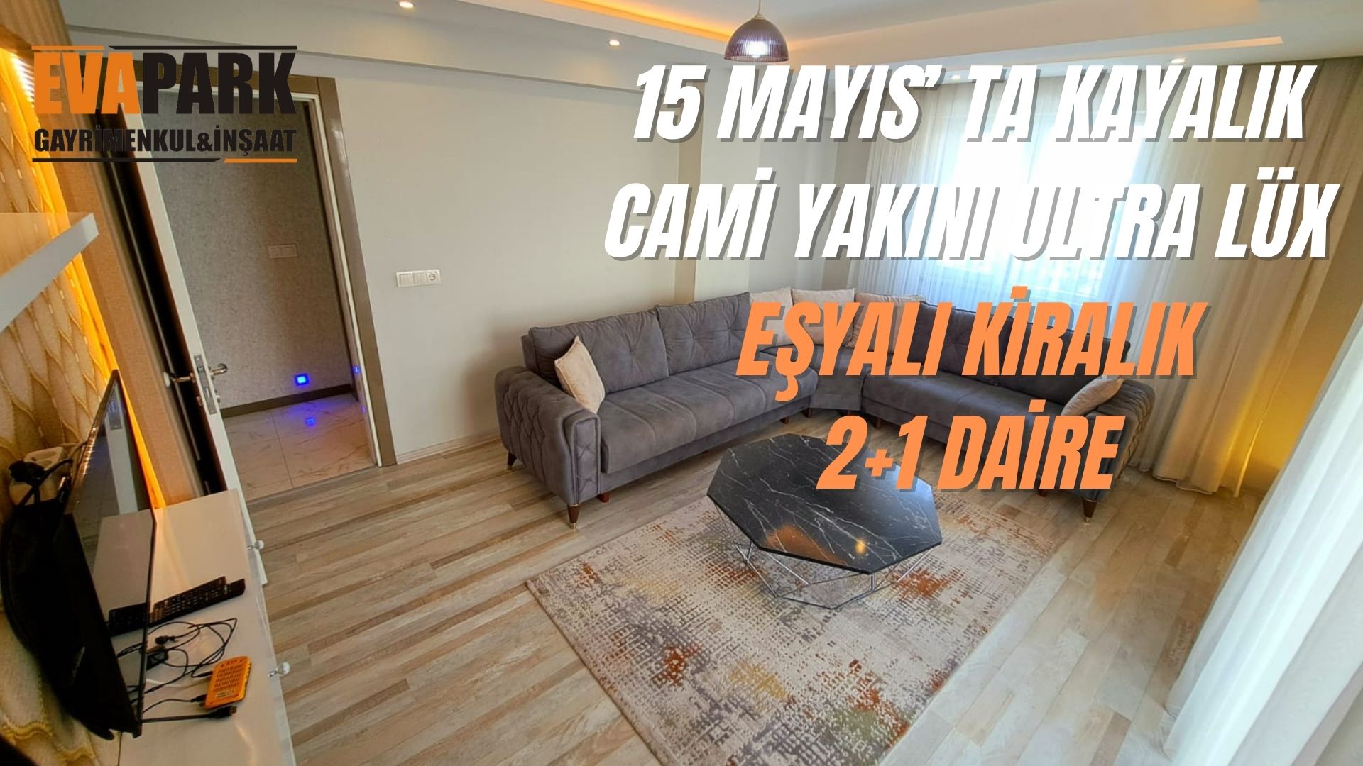 Pamukkale 15 Mayıs mahallesinde kiralık ultra lüks daire