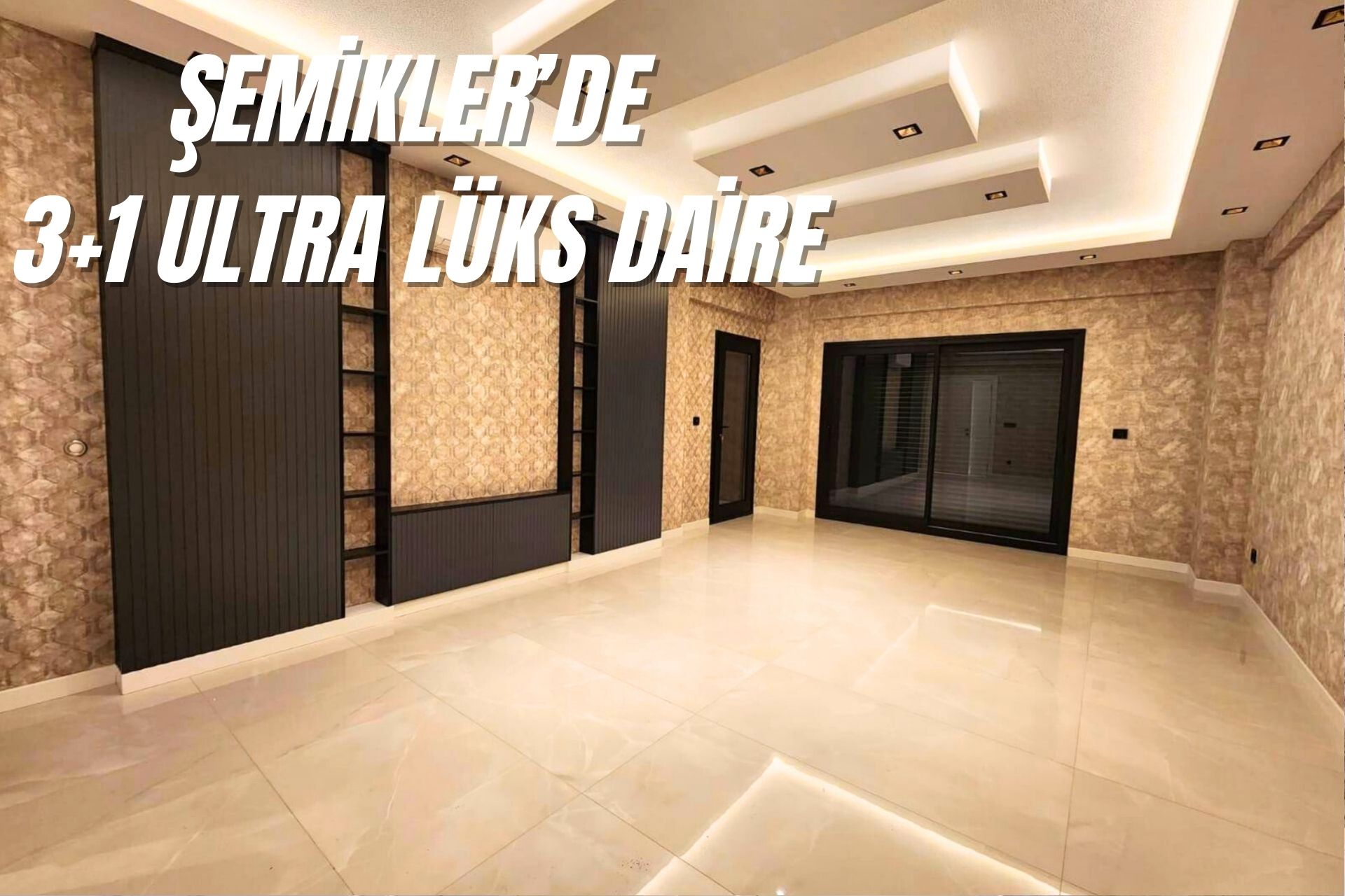 DENİZLİ ŞEMİKLERDE SATILIK ULTRA LÜKS 3+1 DAİRE